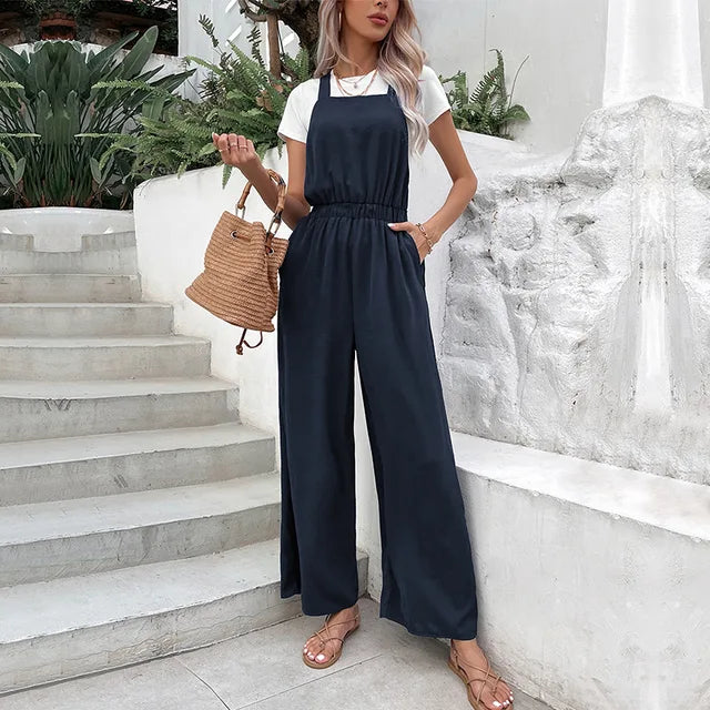 Caroline jumpsuit with wide legs