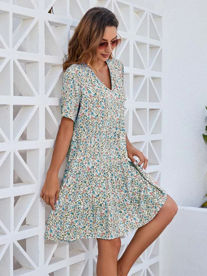 Summer floral dress