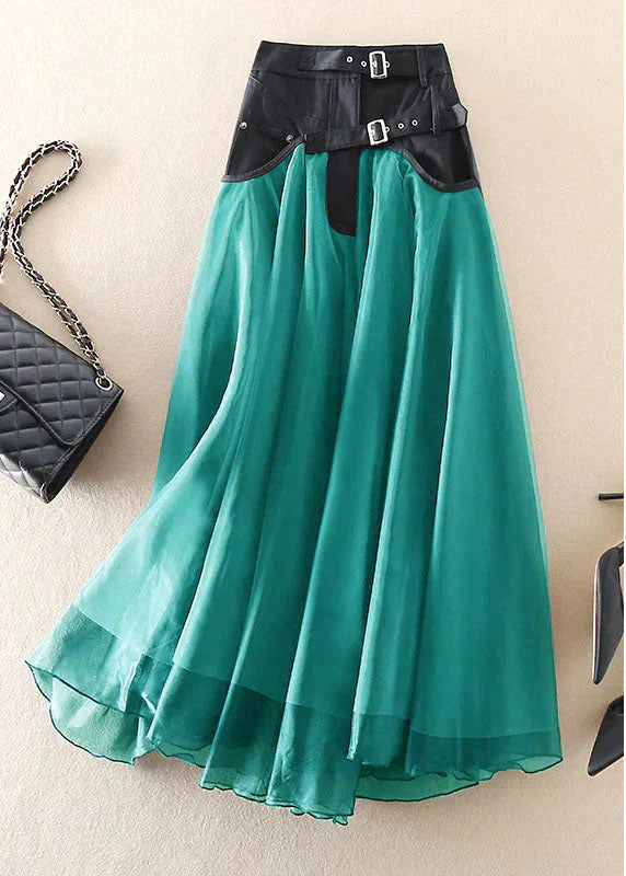 Versatile skirt with high waist due to splicing