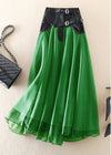 Versatile skirt with high waist due to splicing