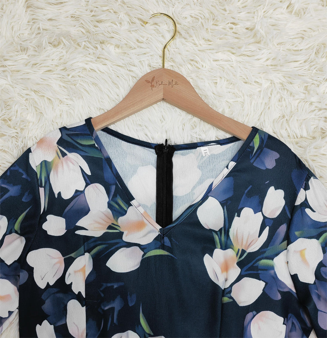 Modern floral dress for women