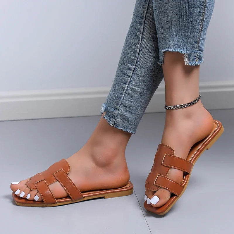 Modern Roman flat sandals