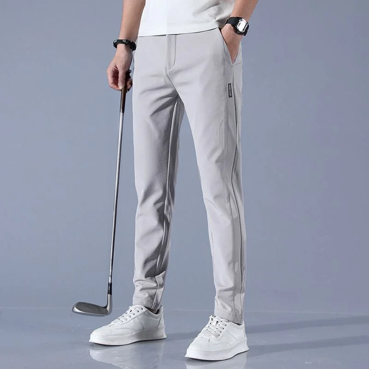 Fashionable golf trousers