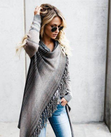 Malia™ autumn and winter mid-length cardigan