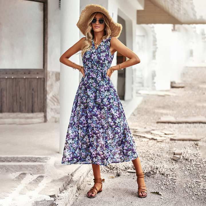 Long floral dress