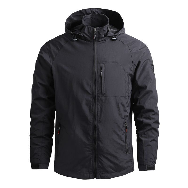 Waterproof Hooded Windbreaker Jacket