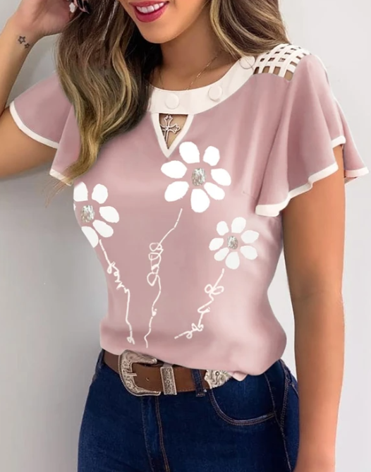 Fashionable Very nice elegant summer blouse