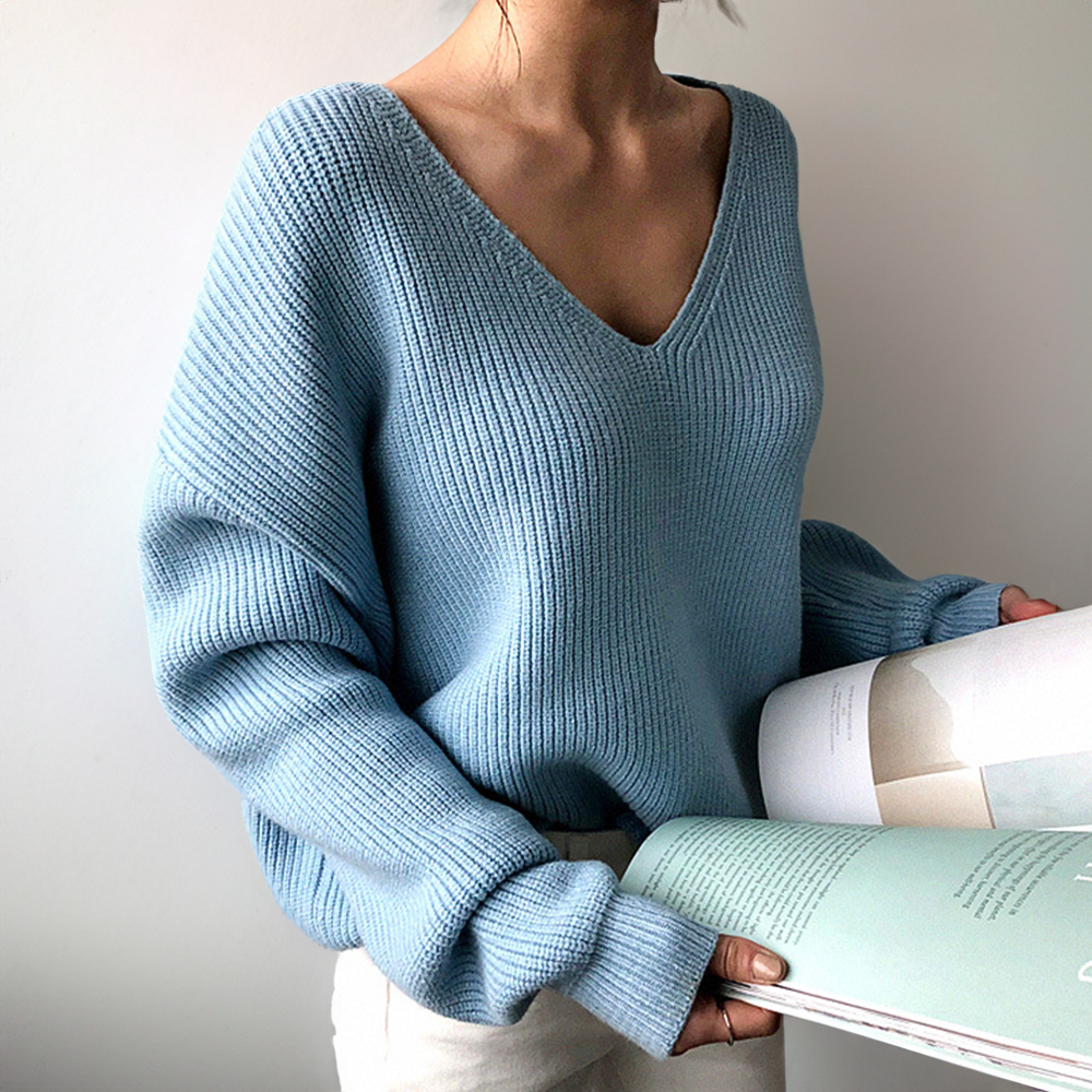 Jumper In Soft Layered Knit