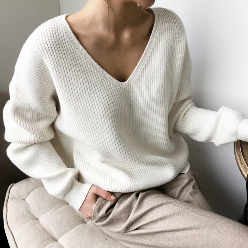 Jumper In Soft Layered Knit