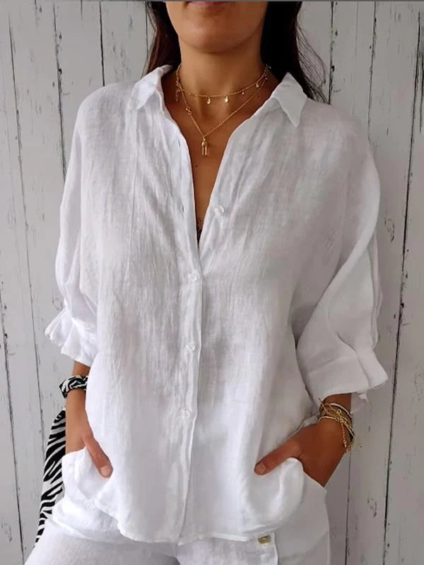 Comfortable Shirt With Cute Back Closure