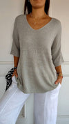 Loose, soft and fashionable jumper for women