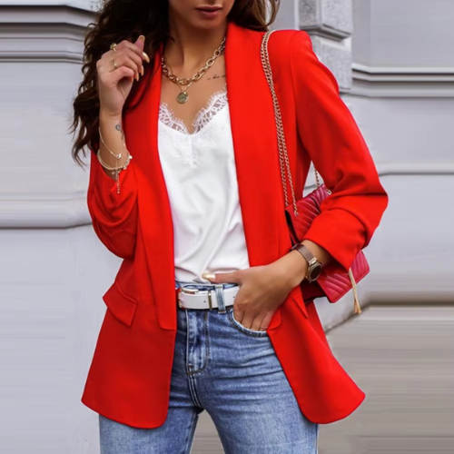 Chic long-sleeved ladies' blazer