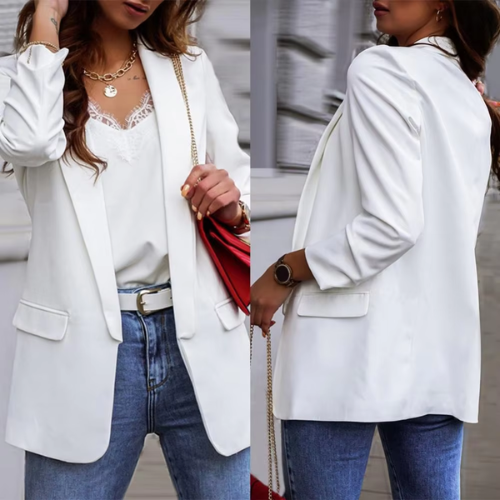 Chic long-sleeved ladies' blazer