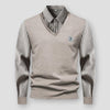 Men's Cosy Knit Jumper - Soft Fabric - Stylish Casual Wear - Perfect for Layering in Any Season