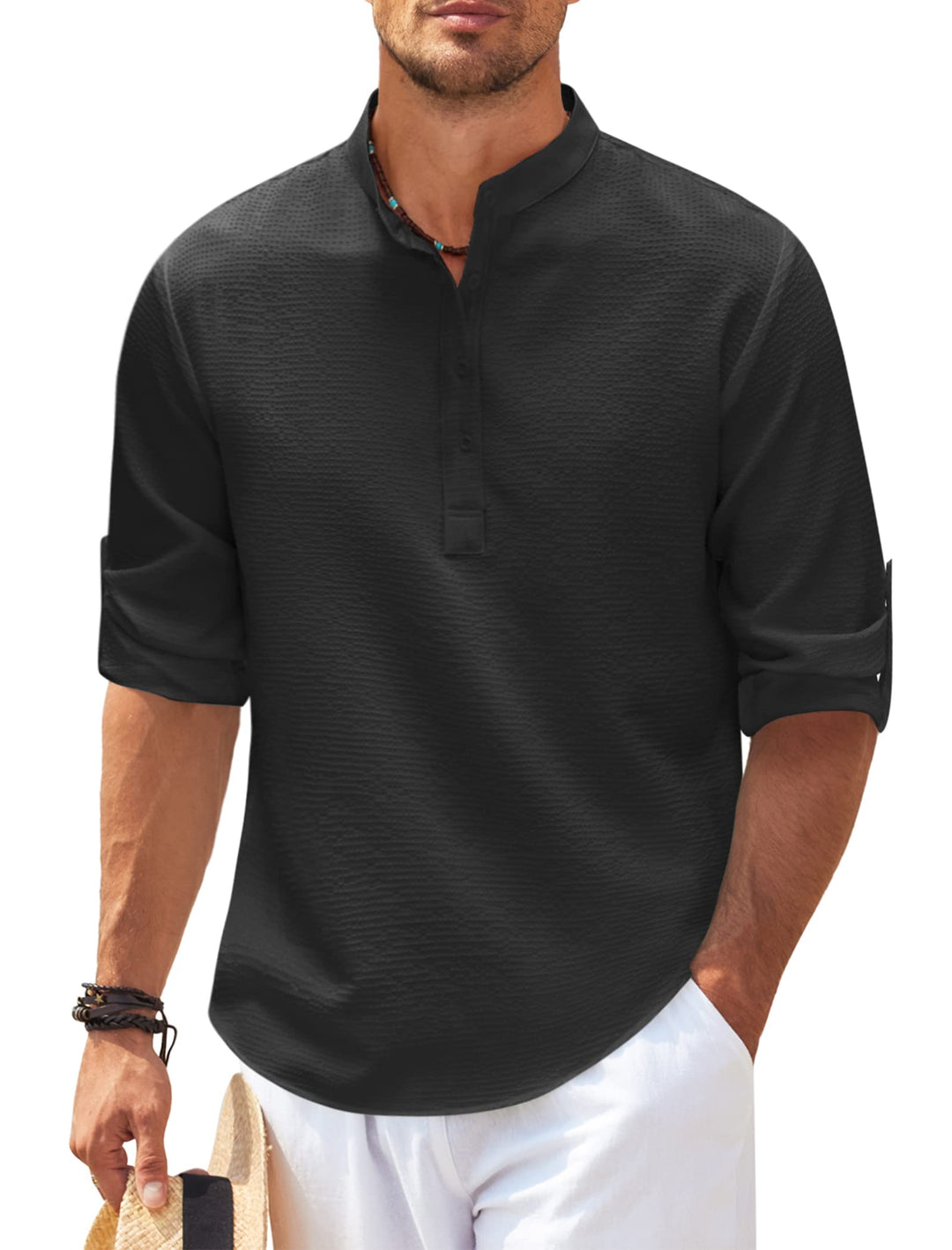 Men's long-sleeved shirt