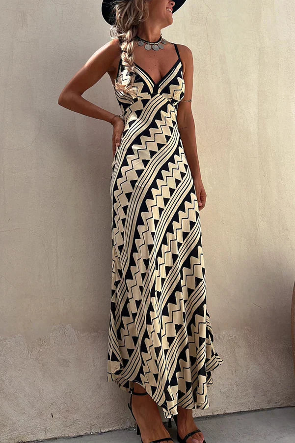 Ethnic print dress