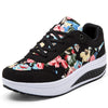 Canvas shoes with floral print