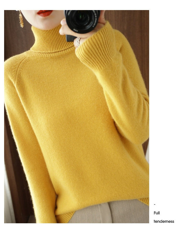 Cosy, warm knitted cashmere jumper