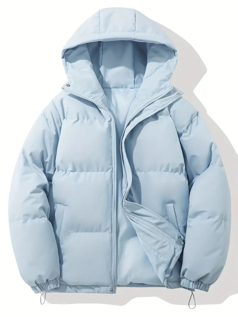 Men's - Winter Puffer Jacket - Warm & Stylish