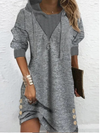 Dress with hood for women's style 2024