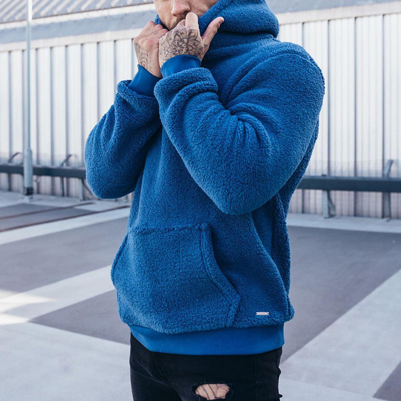 Men - Hoodie - Plush Fabric - Cosy Cold Fit