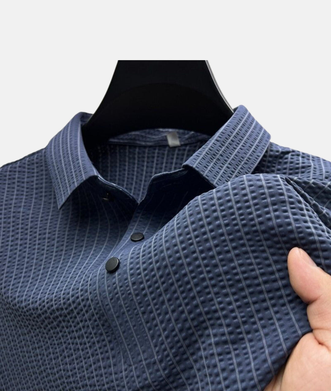 Lined polo for men