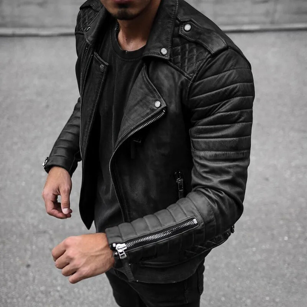 Men's - Biker Jacket - Waterproof - Fashionable Style - Versatile for Every Adventure
