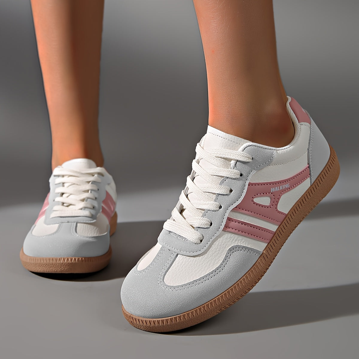 Women's - Comfortable Sneakers - Breathable Fabric - Stylish and Supportive Shoes