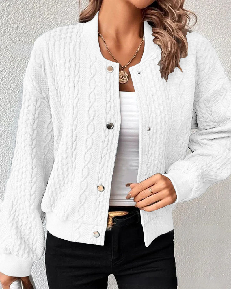 Ladies cardigan with buttons