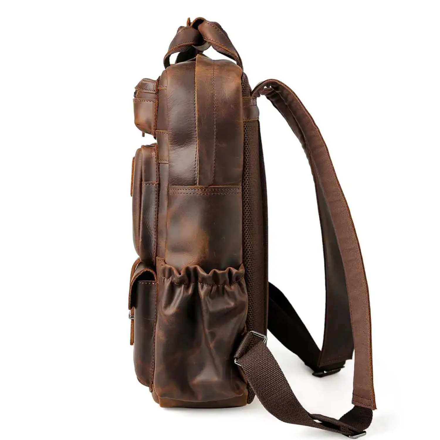 Unisex - Leather Knapsack - Stylish & Durable Design