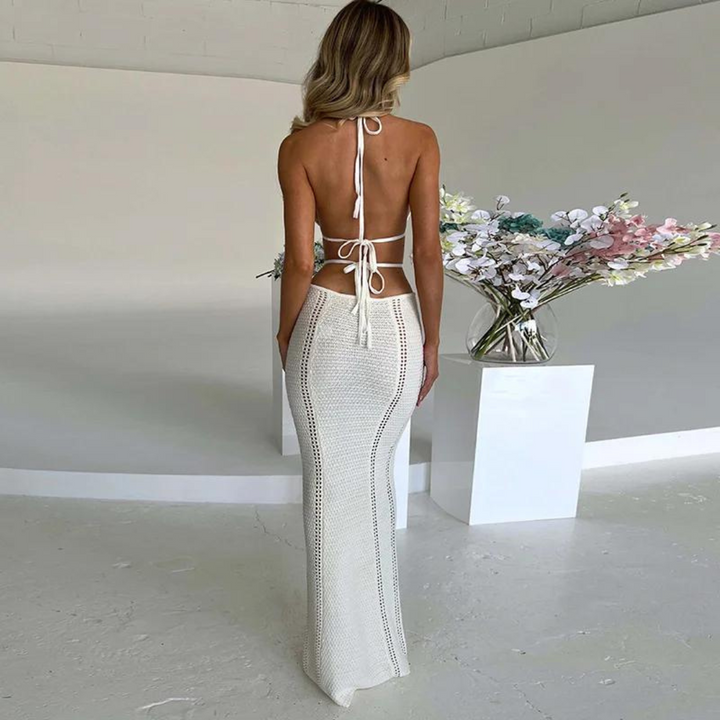 Backless dress with cami bodycon