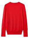 Fashionable women's jumper with button placket