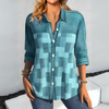 Casual Checked Blouse