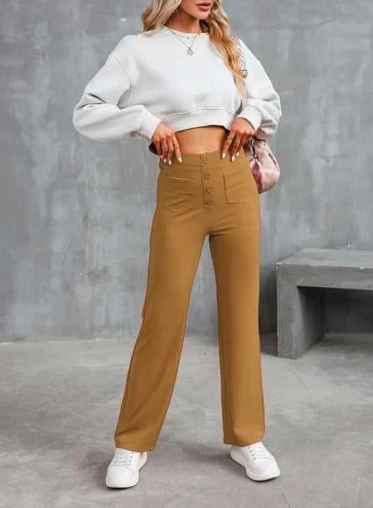 ComfyPlus™ - The casual stretch trousers with a high waist