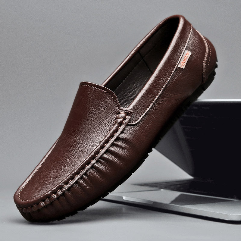 Leather loafers in British style Loafers