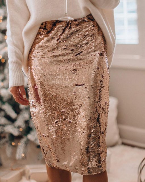 Sequin fashion skirt