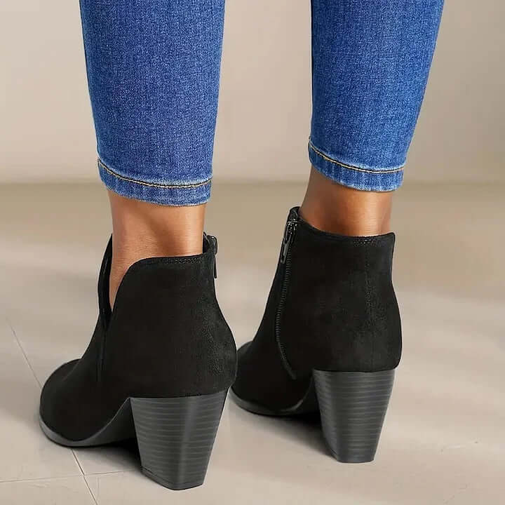 Women's - Comfortable Ankle Boots - Durable Material - Stylish Design - Supportive Fit