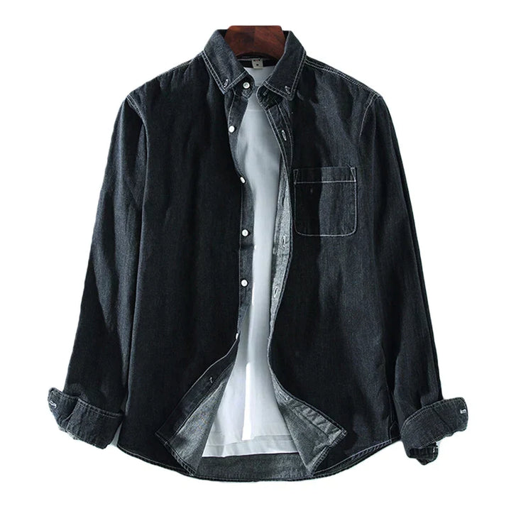 Casual denim overshirt