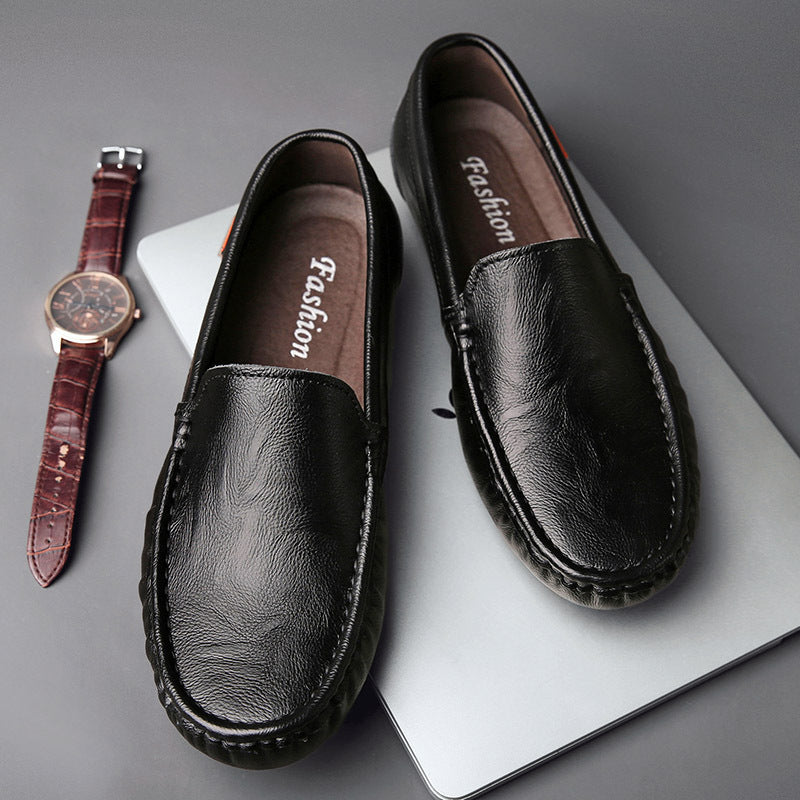 Leather loafers in British style Loafers