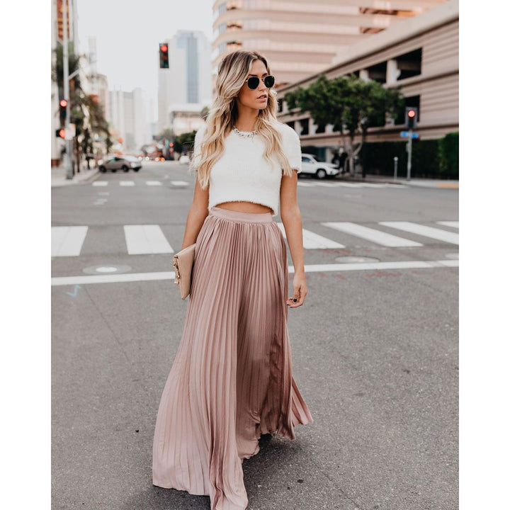 Women Fashion Casual Long Skirt