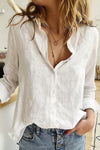 Comfortable linen blouse