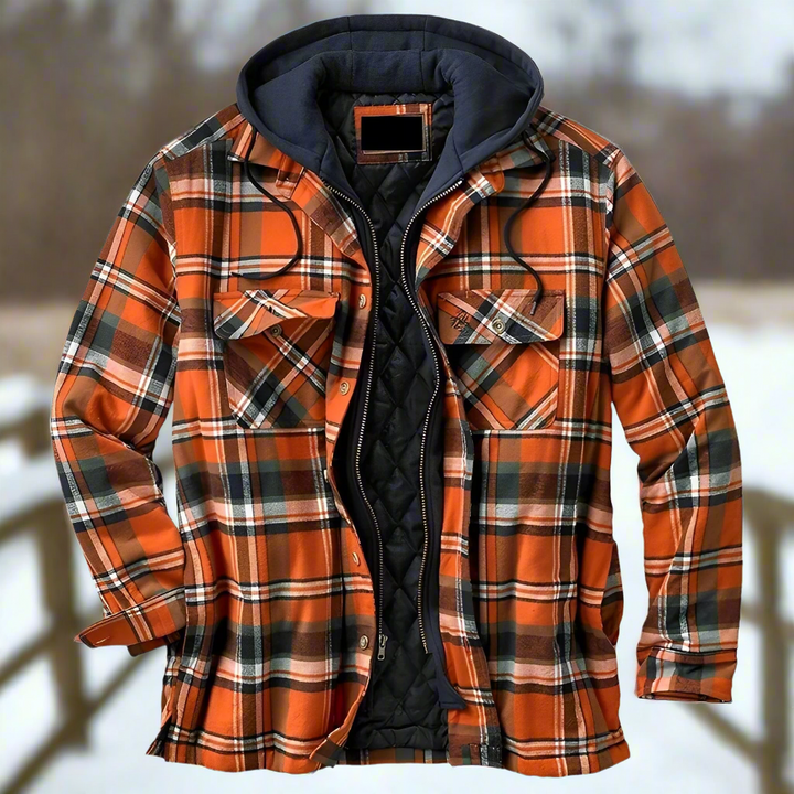 Men - Padded Jacket - Cozy Hooded Design - Warm Stylish Winter Outerwear