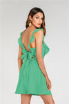 Timeless Fashion strap dress with ruffles