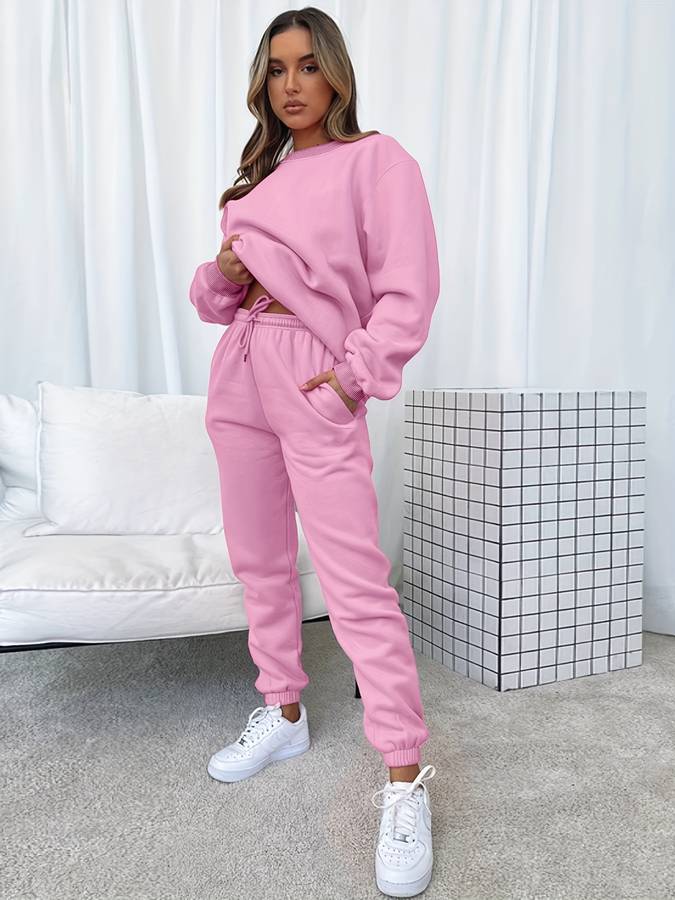 Oversized two-piece jogging set