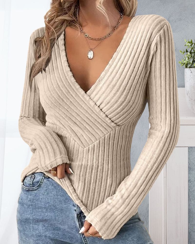 Ribbed sweater