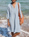 Women's - Summer Dress - Lightweight Cotton - Casual Style - Perfect for Warm Weather