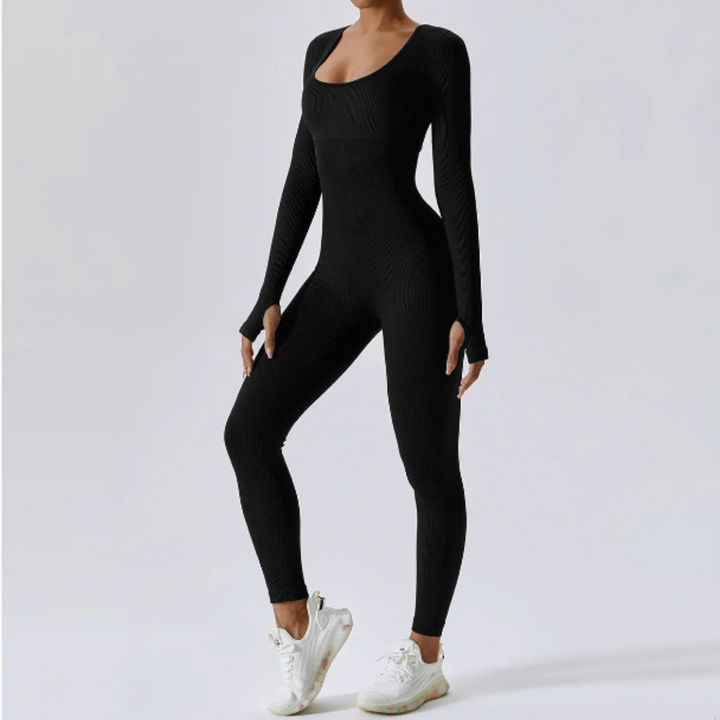 SleekSculpt long-sleeved jumpsuit