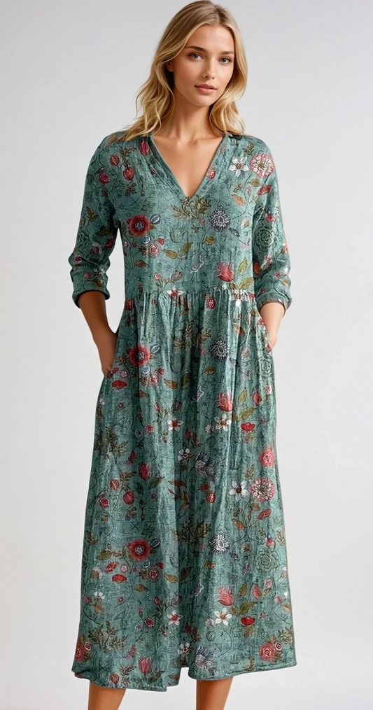 Women's - Airy Summer Dress - Lightweight and Breezy Style - Perfect for Warm Weather