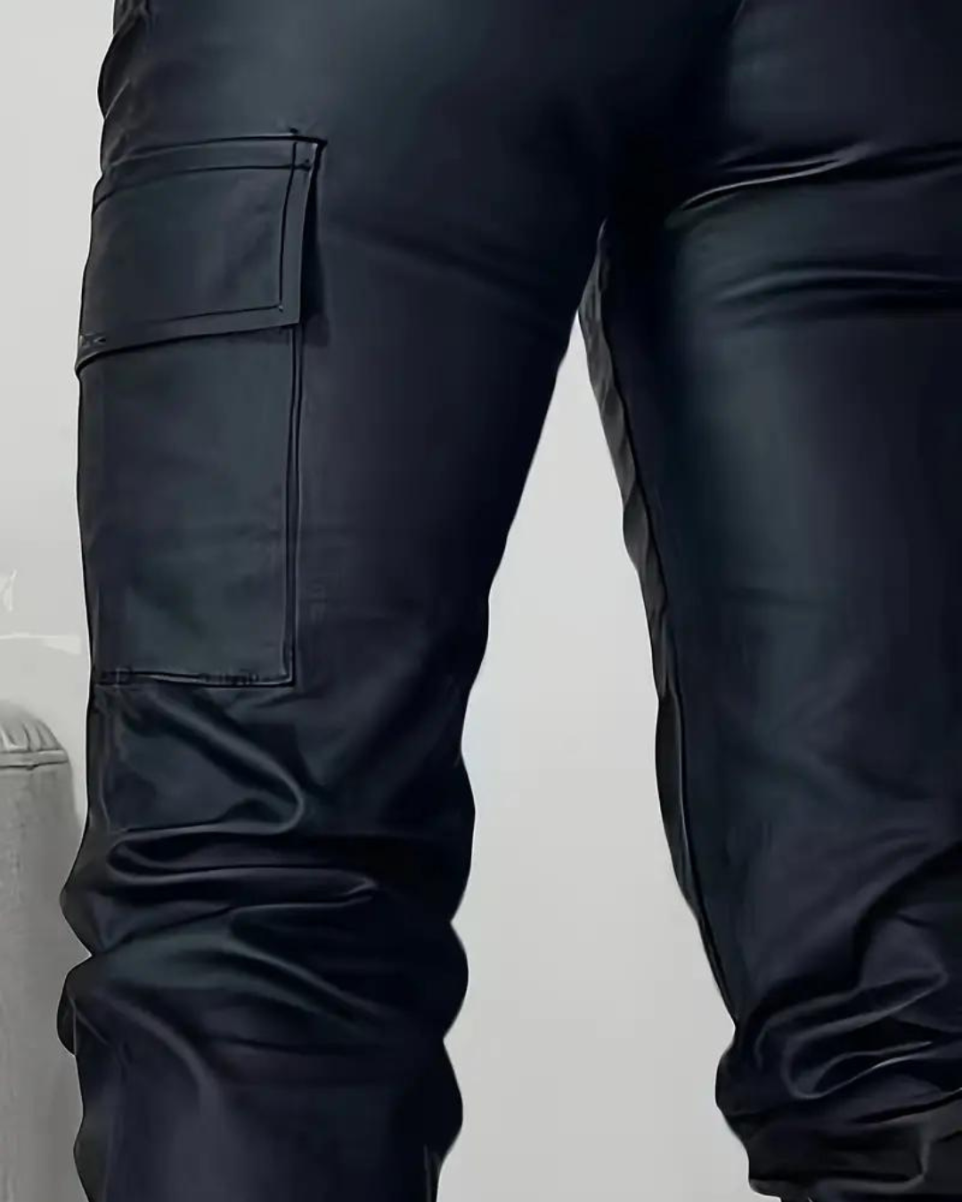 Lizzy™️ | Cargo leather trousers