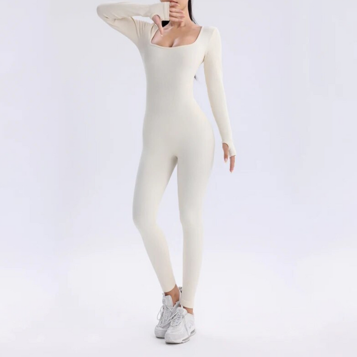 SleekSculpt long-sleeved jumpsuit